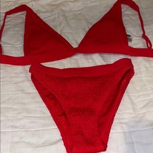 Red bikini